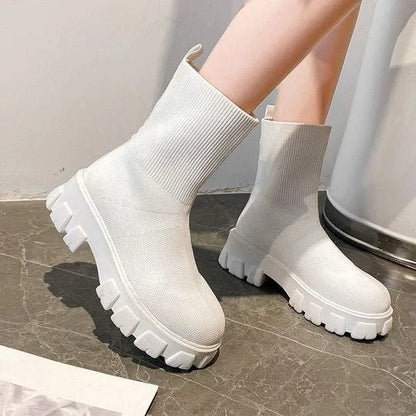 Cozy Cable Knit Ankle Boot Socks