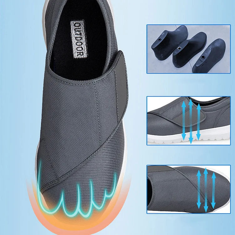 Comfortable Wide Fit Walking Shoes for Diabetic Relief