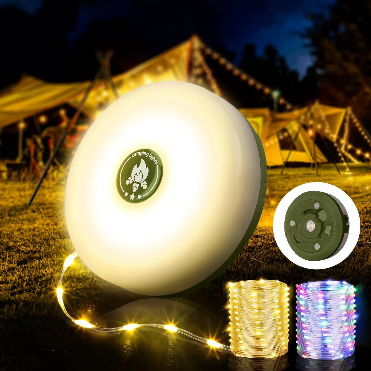 4-in-1 Retractable Camp Light