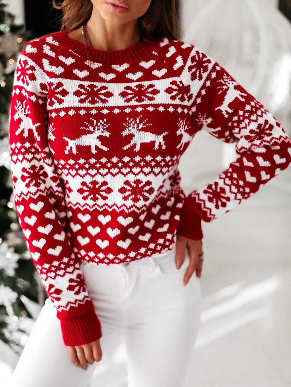 Soft Purple Holiday Sweater for Women