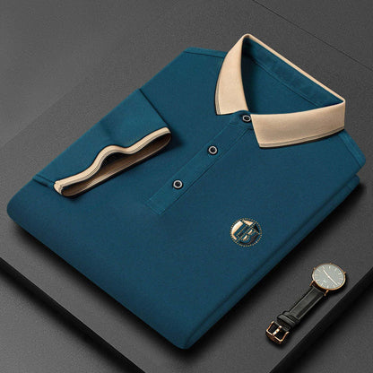 Men's Summer Comfortable Breathable Business Style Short Sleeves