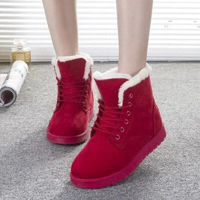 Cozy Waterproof Winter Ankle Boots