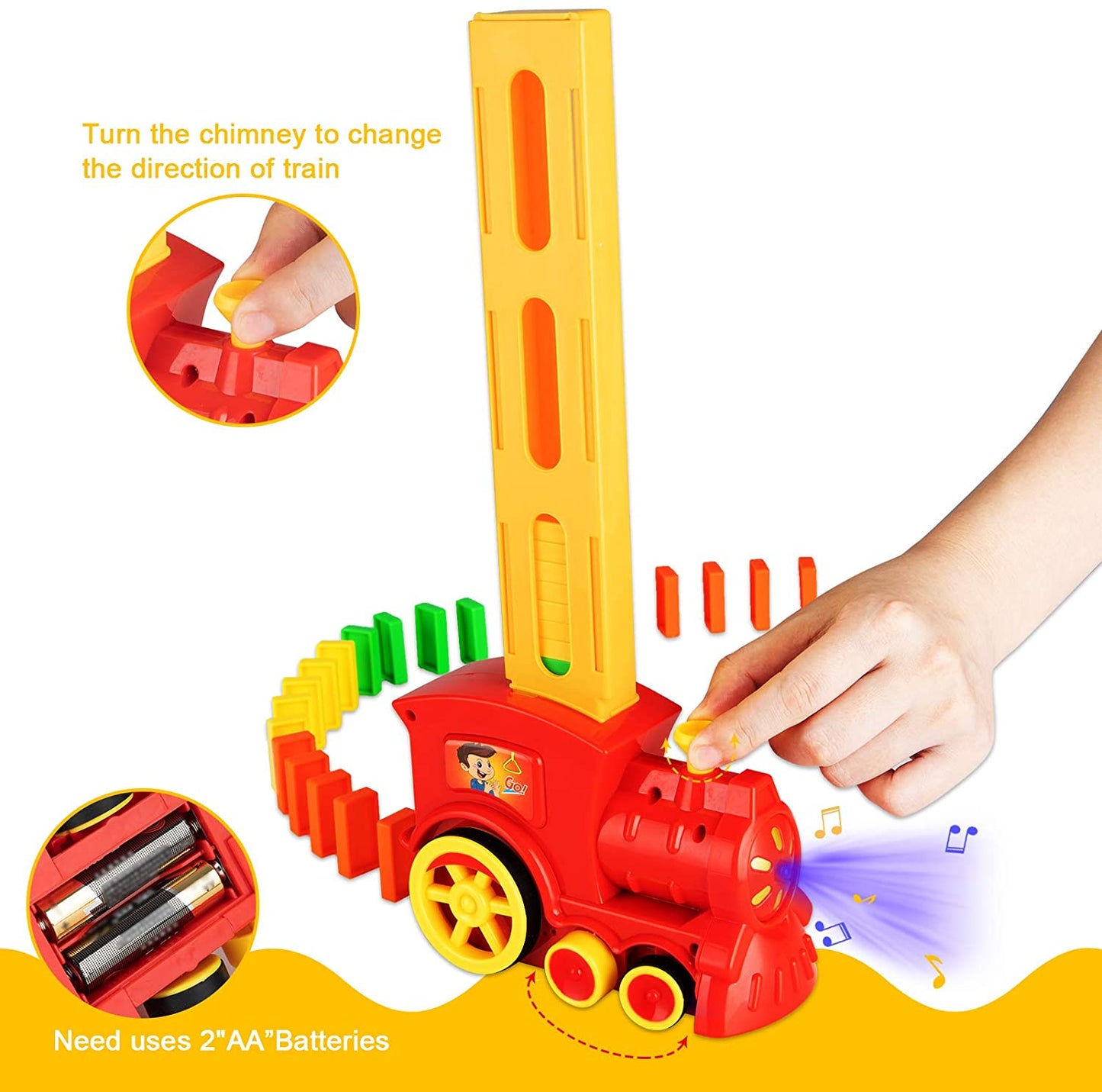 Electric Domino Train Set
