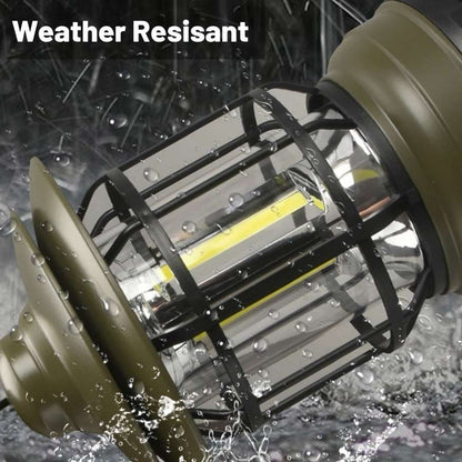 Rechargeable Camping Lantern – Vintage-Style LED with Dimmable Light