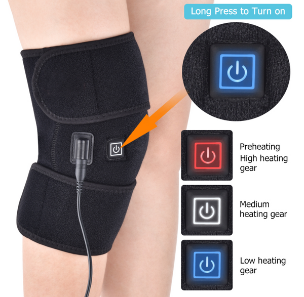 Infrared Heated Knee Physiotherapy Safe Massager - Pain Relief Rehabilitation