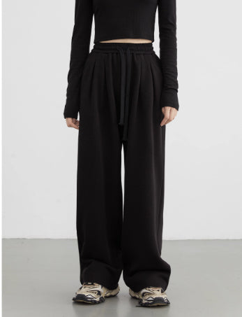 Women's Casual Fleece-Lined High Waist Jogger Pants