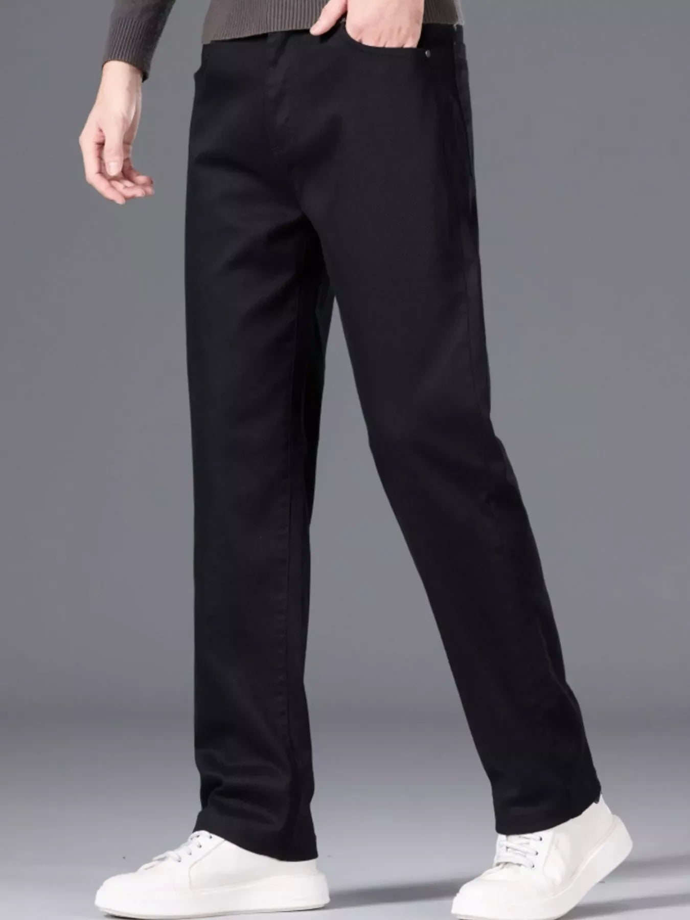 Regular Fit Straight Leg Men's Jeans