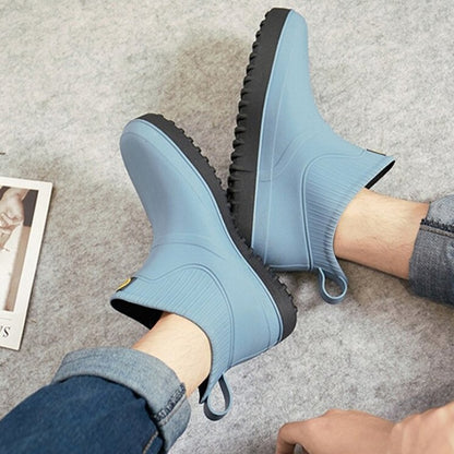 Rain Ankle Boots Slip-on Nonskid Orthopedic Shoes