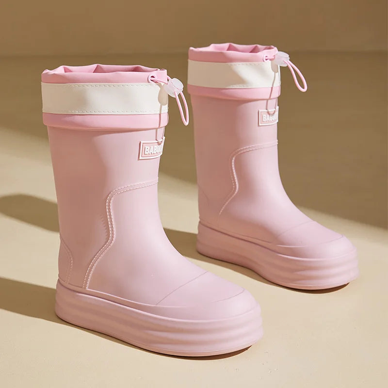 Fashionable Women's Rain Boots for Autumn