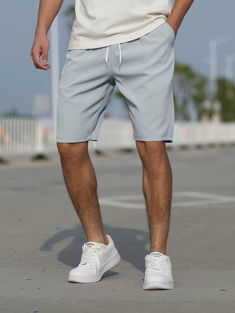 Casual Graphic Elastic Waist Shorts