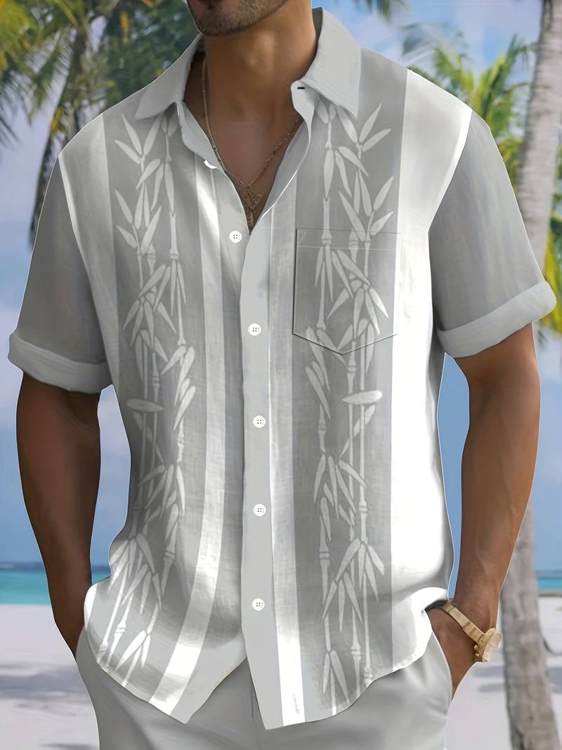 Lightweight Natural Bamboo Men's Tee Shirt - OutfitLondon