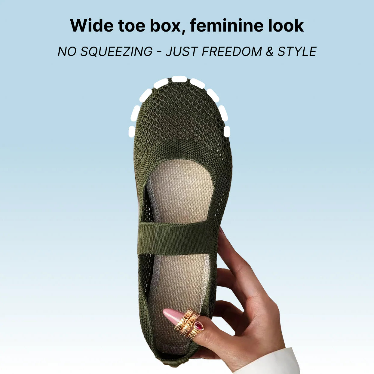 Elegant & Supportive Ballerinas for Daily Comfort