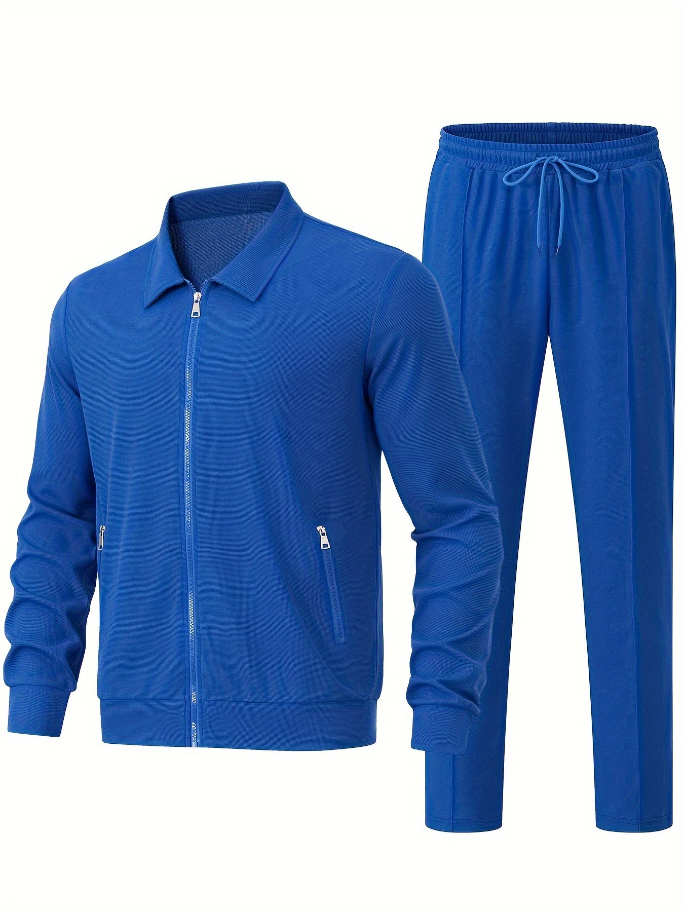 Athletic Mens Tracksuit Jacket and Pant Set