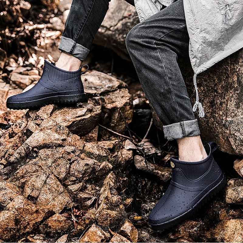 Rain Ankle Boots Slip-on Nonskid Orthopedic Shoes