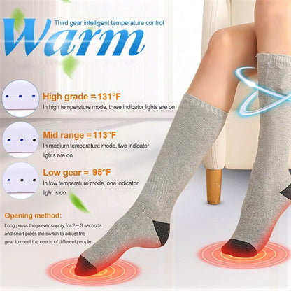 Heated Socks with Remote Control - Unisex
