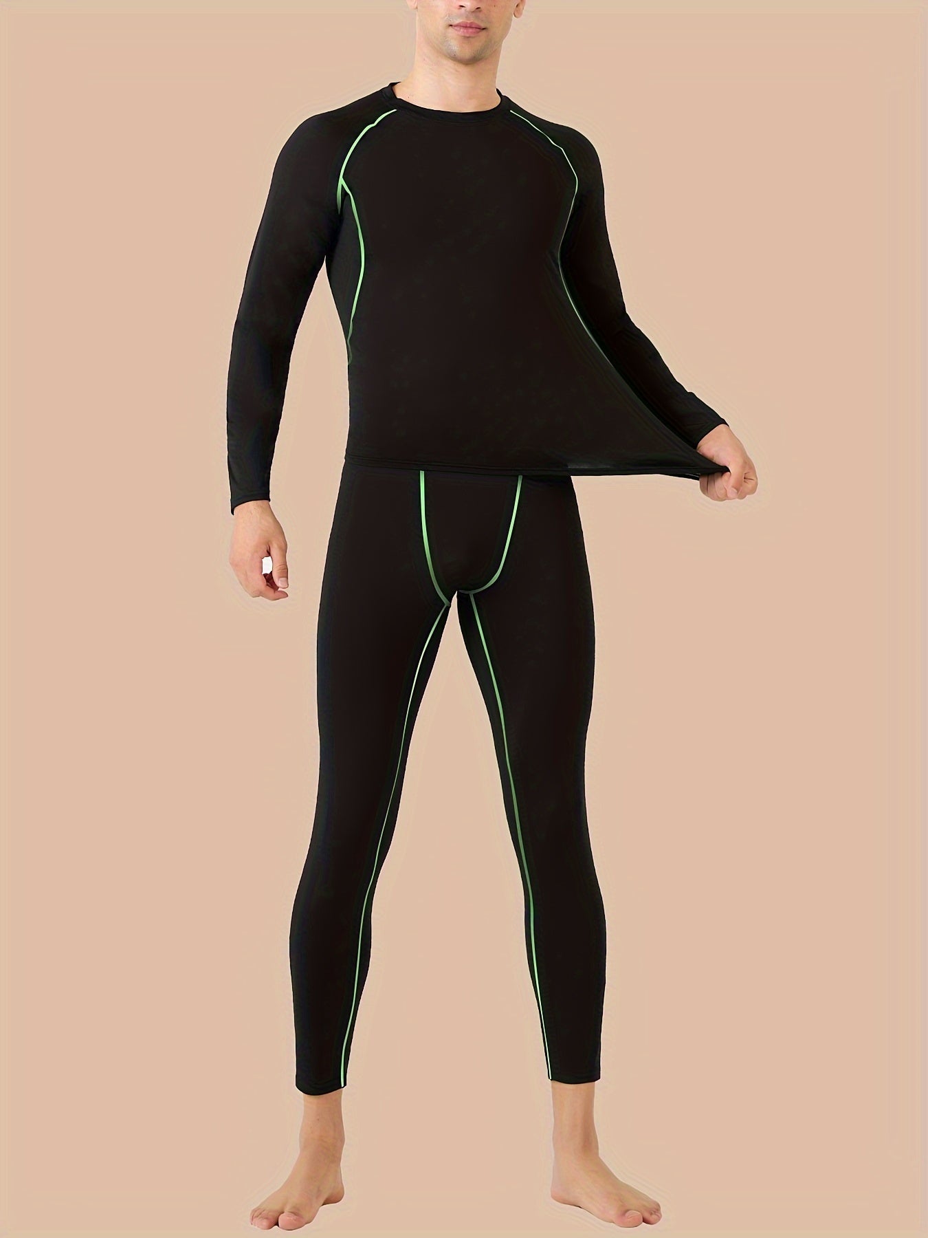 Warm Fleece Base Layer Set for Men