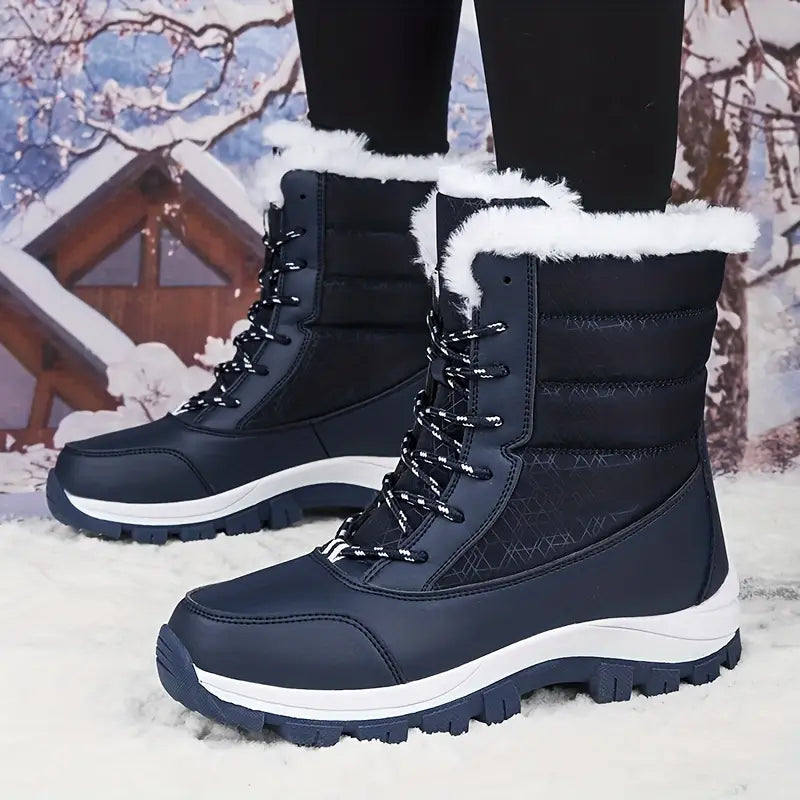 Warm Insulated Women's Winter Snow Boots - OutfitLondon