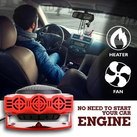 2 In 1 Portable Car Heater Defrosts Defogger