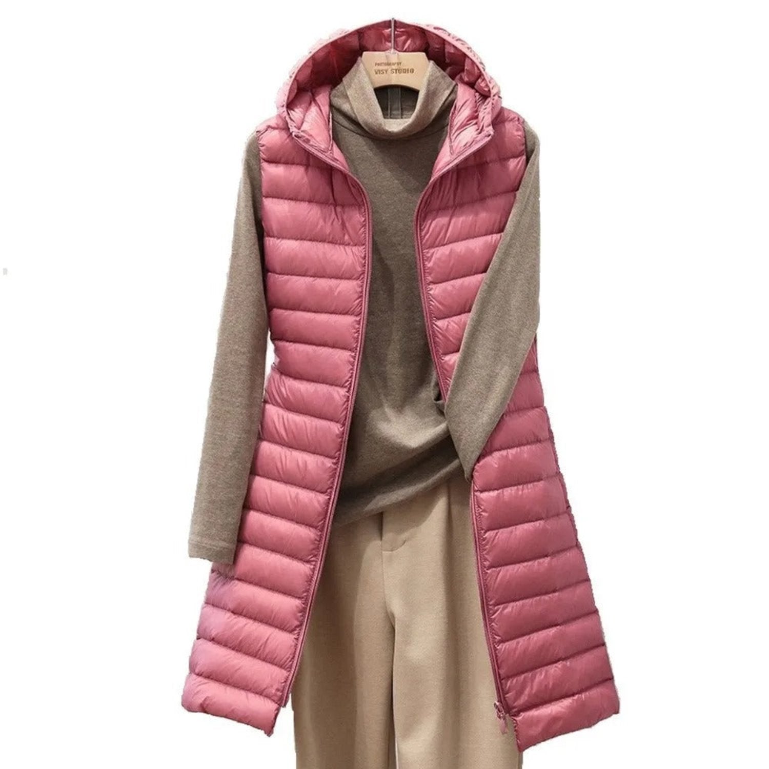 Warm Ladies Quilted Winter Vest - OutfitLondon