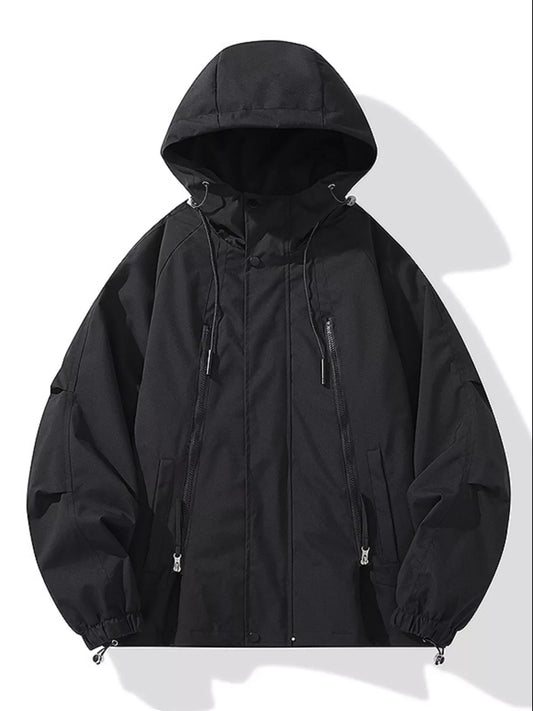 Large Size Waterproof Parka Coat - OutfitLondon