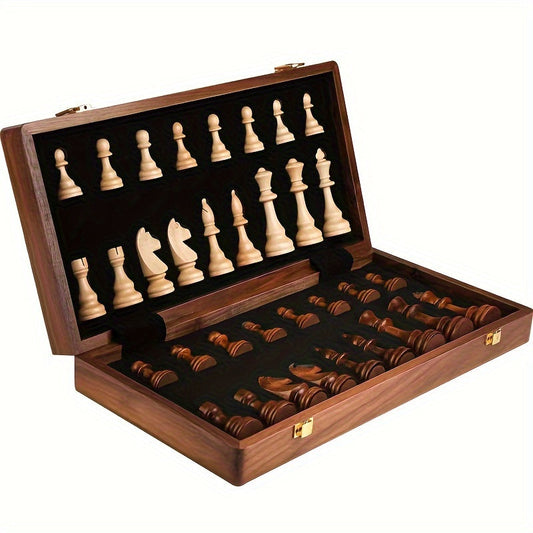 Premium Wood Chess Board Game Set - OutfitLondon