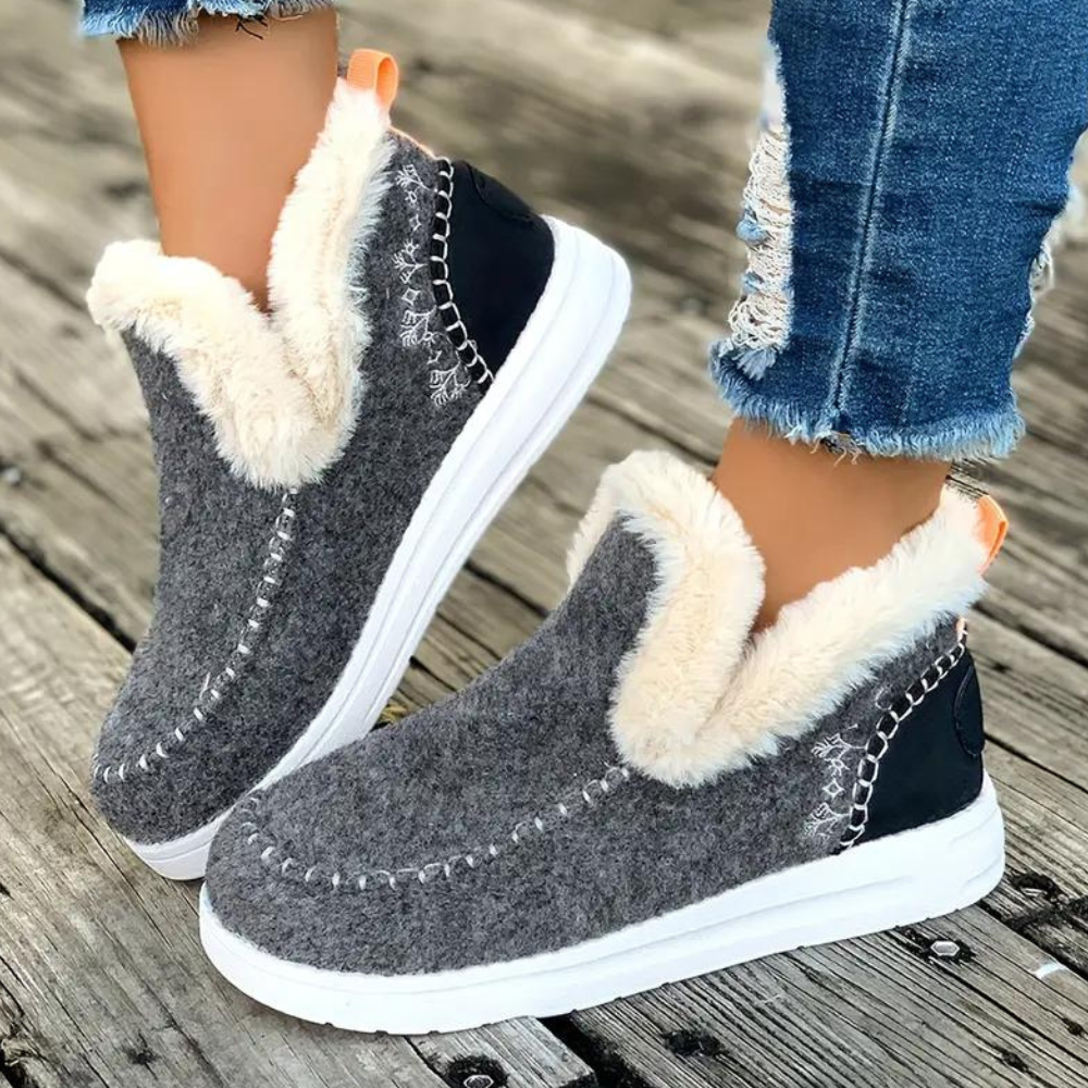 Warm Waterproof Women's Snow Boots for Winter