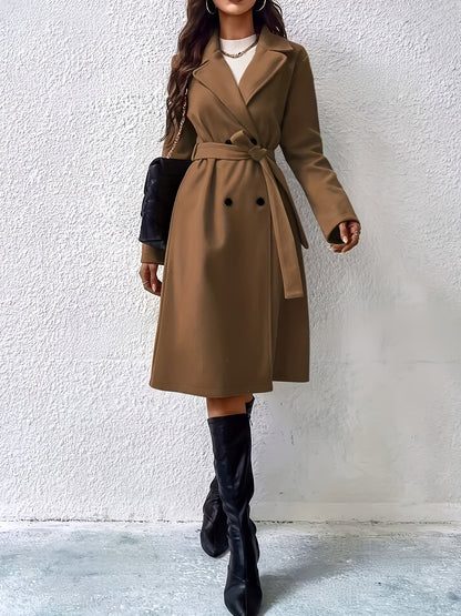 Timeless Ladies' Trench Coat With Adjustable Belt