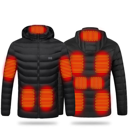 Unisex Heated Jacket Heating Coat Electric