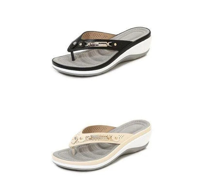 Comfortable Cushioned Beach Flip Flop Sandals