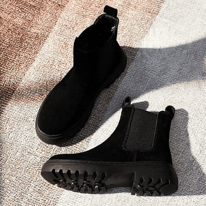 Cozy Faux Fur Insulated Ankle Boots for Women
