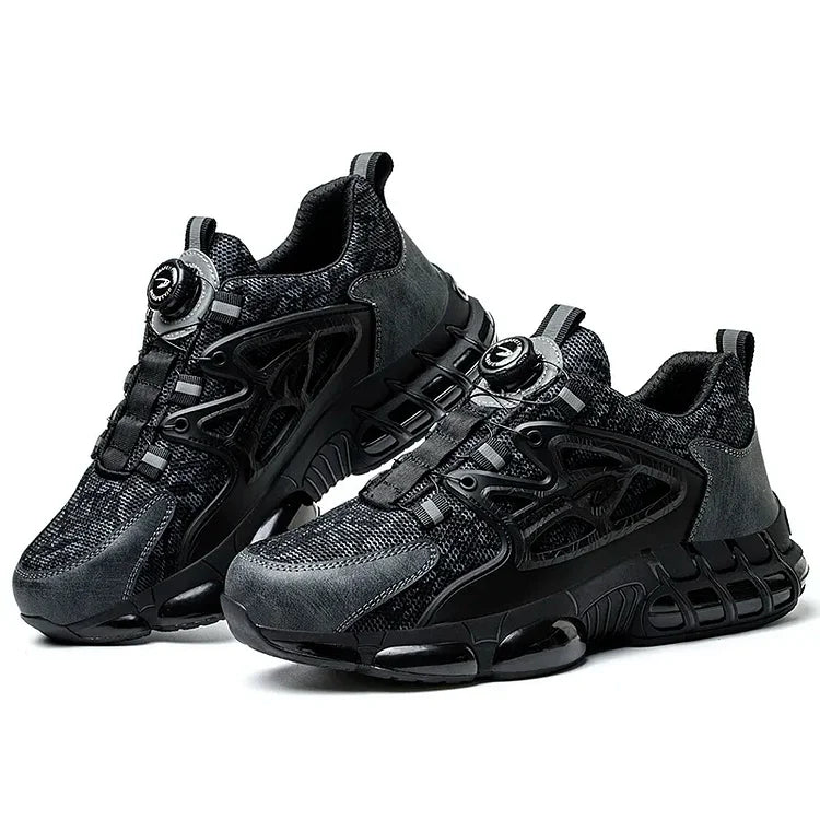 Tough Waterproof Hiking Work Boots with Grip Sole