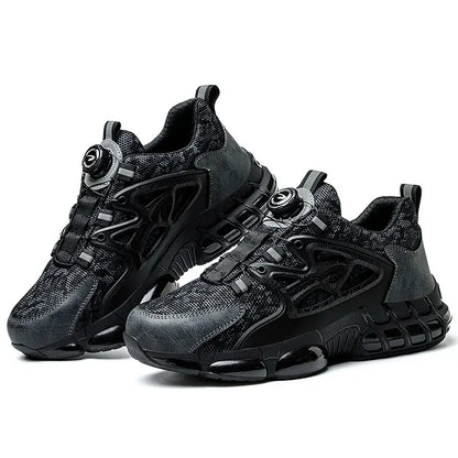 Tough Waterproof Hiking Work Boots with Grip Sole