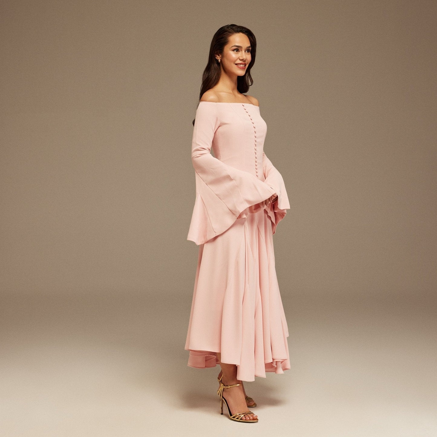 Faith | A-Line Off-Shoulder Wedding Guest Dress