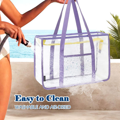 Big Clearance Mesh Beach Bag with 8 Compartments