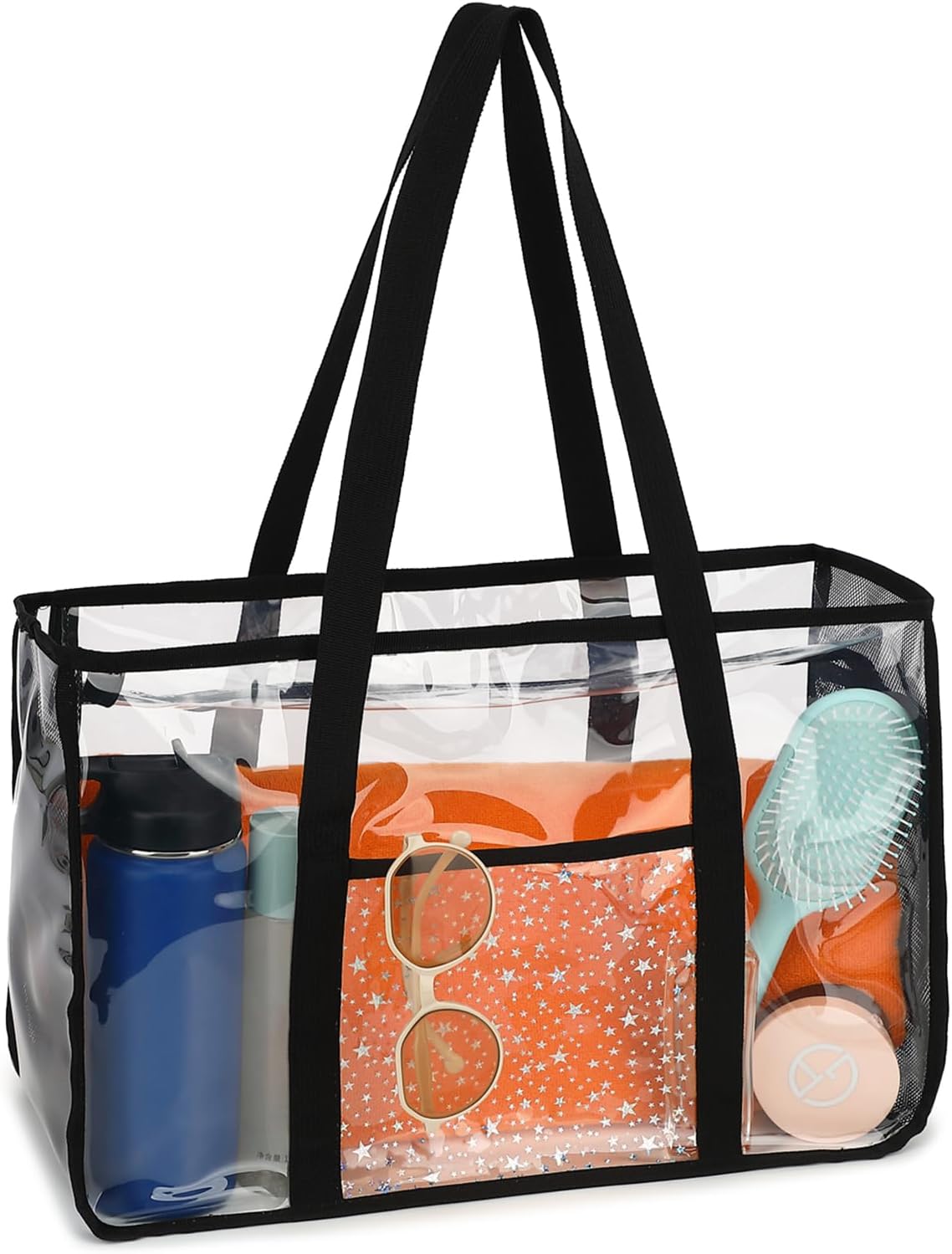 Big Clearance Mesh Beach Bag with 8 Compartments