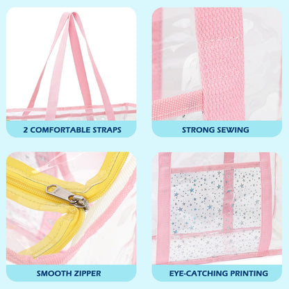 Big Clearance Mesh Beach Bag with 8 Compartments