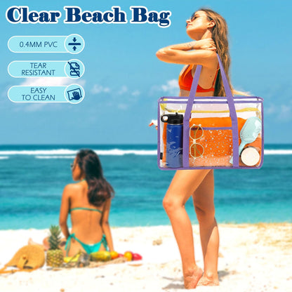 Big Clearance Mesh Beach Bag with 8 Compartments