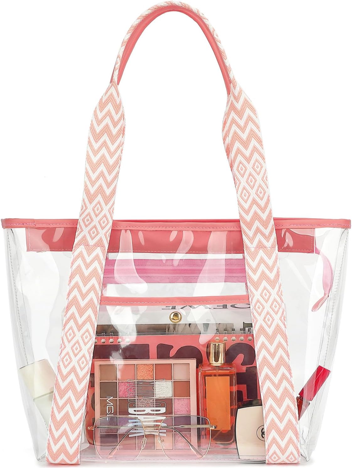 Big Clearance Mesh Beach Bag with 8 Compartments