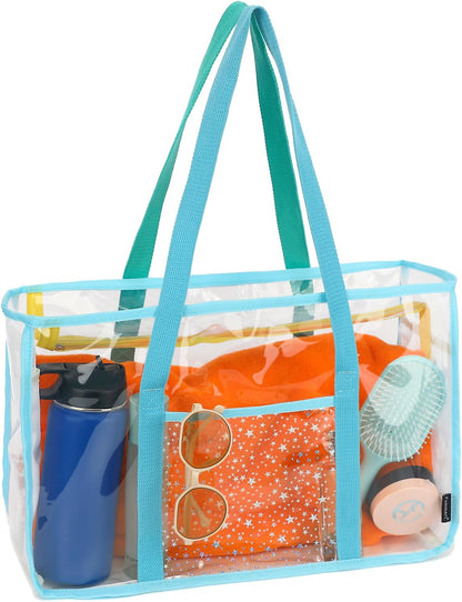 Big Clearance Mesh Beach Bag with 8 Compartments