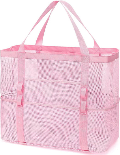 Big Clearance Mesh Beach Bag with 8 Compartments