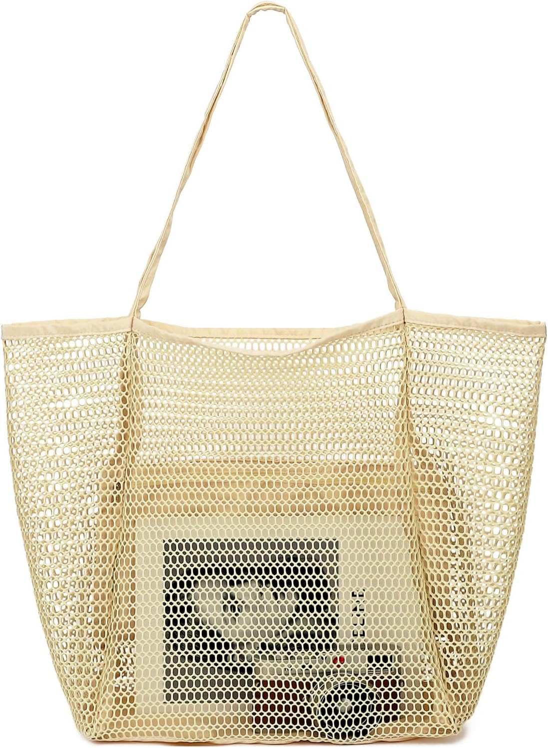 Big Clearance Mesh Beach Bag with 8 Compartments