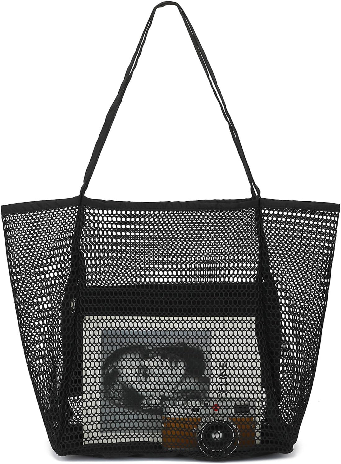Big Clearance Mesh Beach Bag with 8 Compartments