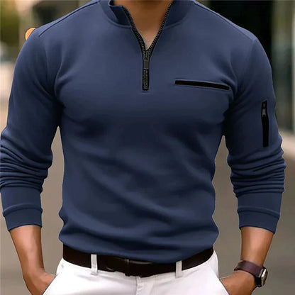 Cozy Mens Lightweight Fleece Zip Jacket