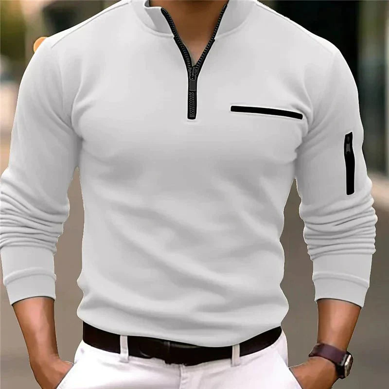 Cozy Mens Lightweight Fleece Zip Jacket