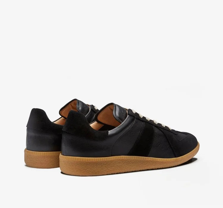 White Leather Low Top Sneakers Shoes