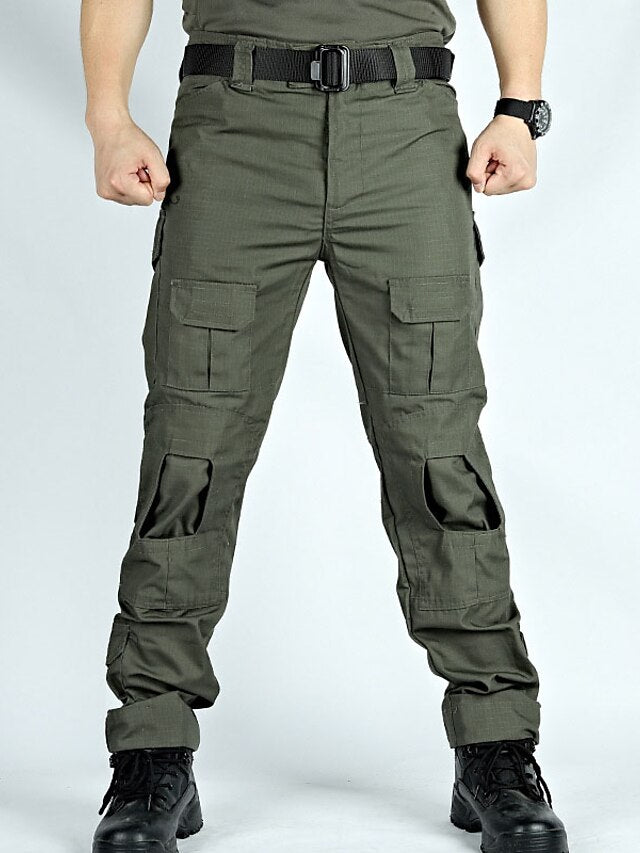 Men's Cargo Pants Pocket Plain Camouflage Comfort Breathable