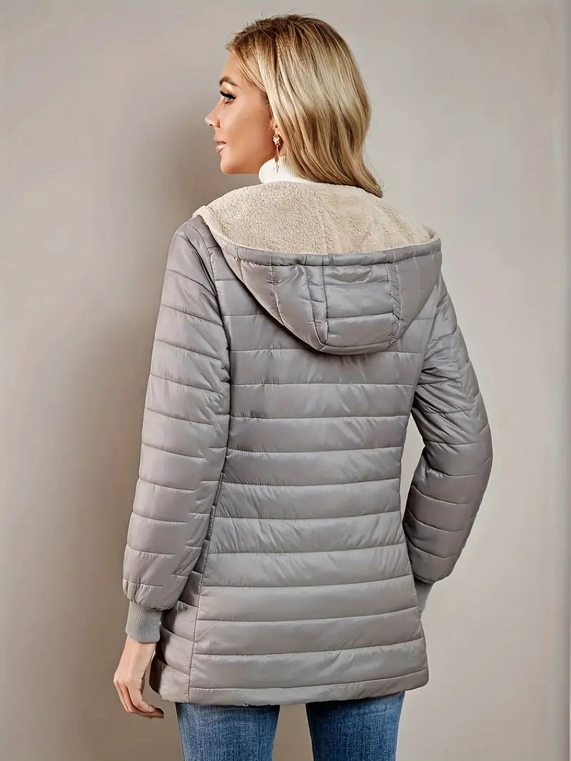 Warm Quilted Winter Jacket