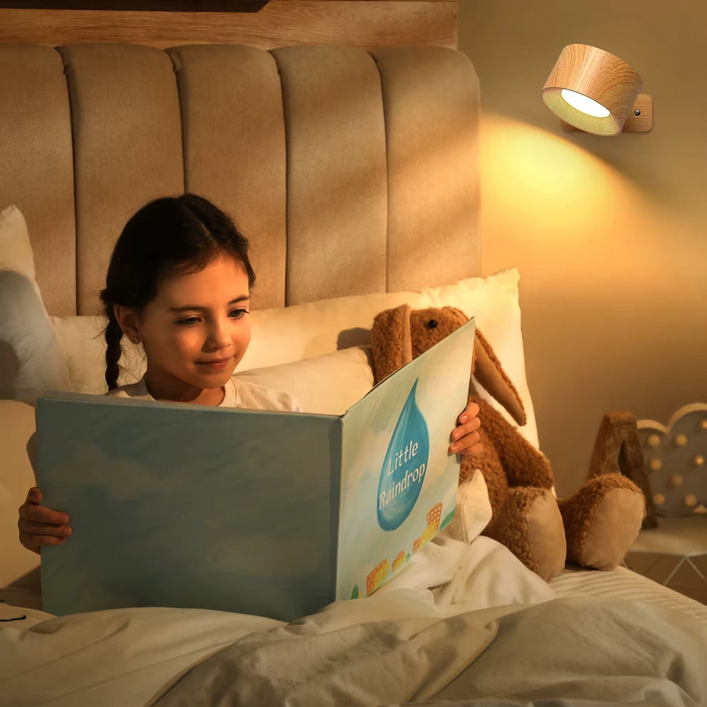Cordless Wall Lamp - Battery Operated Light - Rechargeable Wall Light - Ambilume