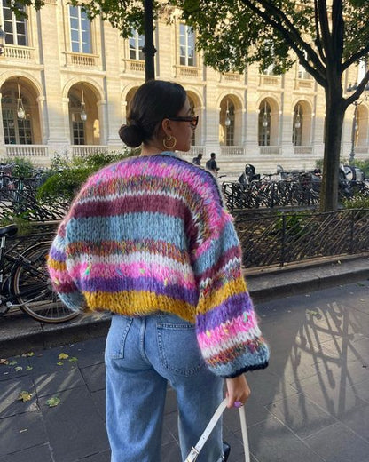 Soft Relax Fit Women's Crew Neck Sweater