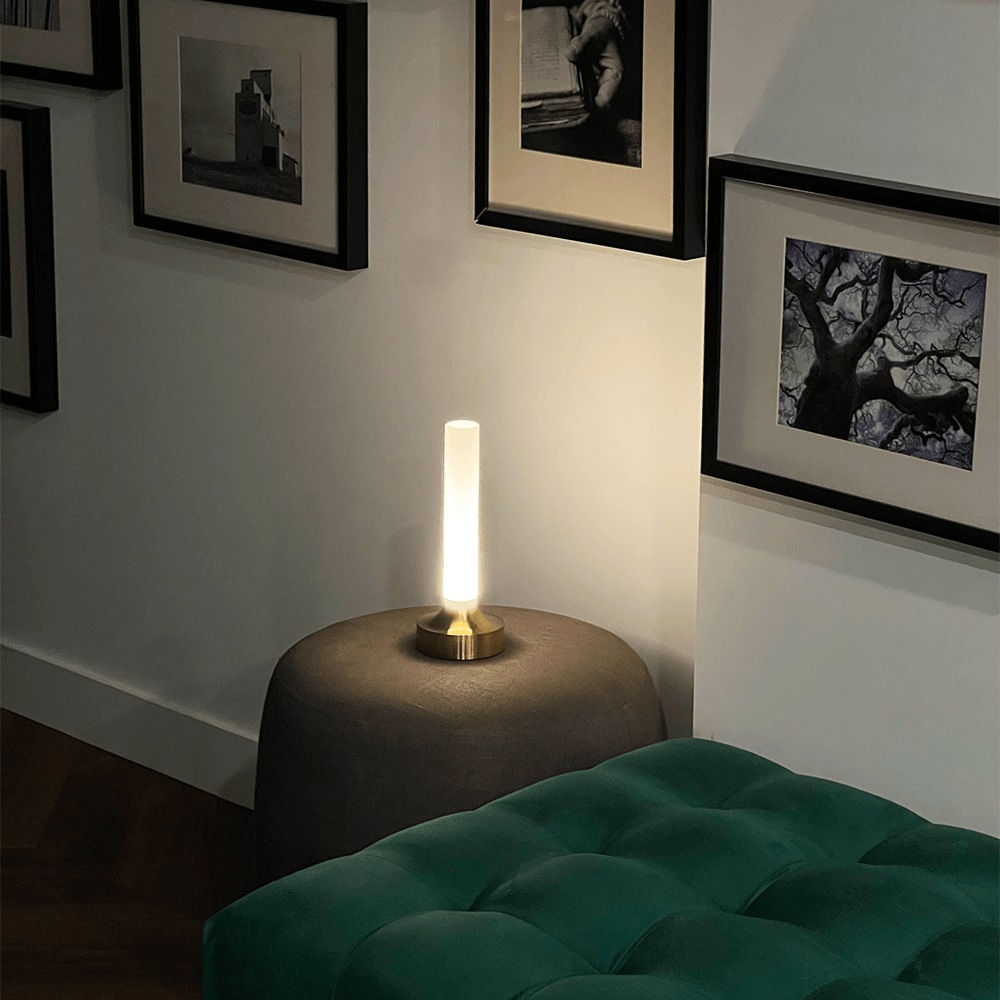 Boru Table Lamp- Large Cordless Dimmable Candle Lightsaber Pipe Outdoor Light
